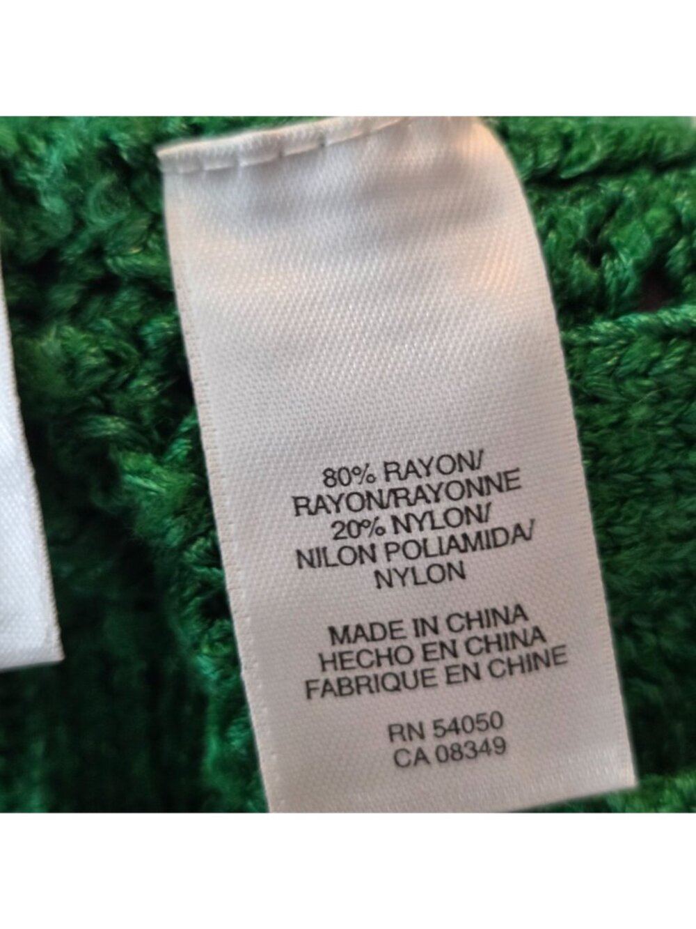 Jones Women's New York Green Textured Knit Button Cardigan Classic PL - Picture 8 of 9